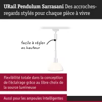 URail Suspension Sarrasani E14 max. 20W gradable 230V - système d'accrochage et décoration - détail 5