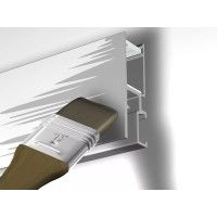 Nouvelle rampe de rail LED R35 + diffuseur 200 cm Newly 7 - Cimaise Tableau 