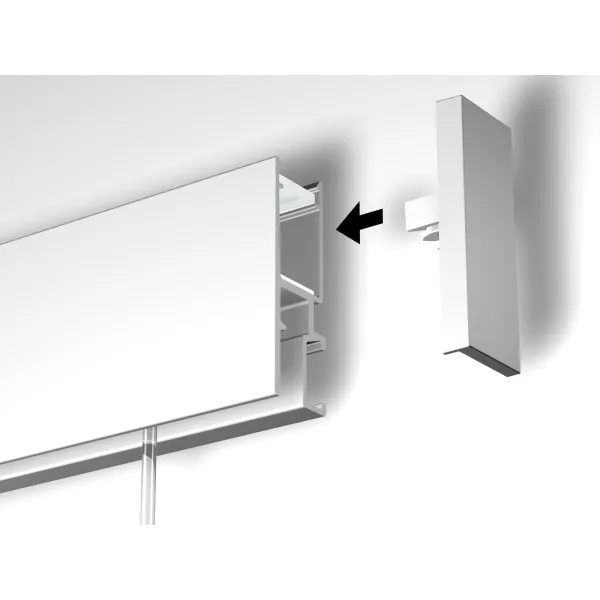 Newly R35 led rail + difuser 200 cm Newly 9 - Cimaise Tableau 
