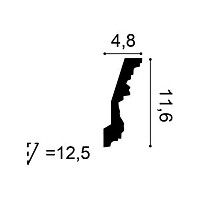 C201 ORAC Cornice Purotouch L200 x H11,6 x L4,8 cm ORAC DECOR 2 - Cimasa Quadro