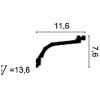 C220 ORAC Corniche Purotouch L200 x H7.6 x L11,6 cm ORAC DECOR 2 - Cimaise Tableau 