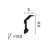 C321F ORAC Flexible connector Flex L200 x H9,9 x L5 cm ORAC DECOR 2 - Cimaise Tableau 