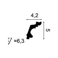C322 ORAC Gesims Purotouch L200 x H5 x B4,2 cm ORAC DECOR 2 - Cimaise Tableau 