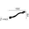 C331 ORAC Corniche Purotouch L200 x H6,4 x L13,5 cm ORAC DECOR 2 - Cimaise Tableau 