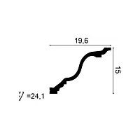 C334 ORAC Corniche Purotouch L200 x H15 x L19,6 cm ORAC DECOR 2 - Cimaise Tableau
