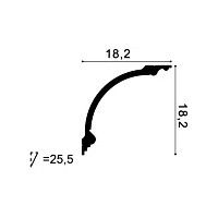 C338 ORAC Corniche Purotouch L200 x H18.2 x L18,2 cm ORAC DECOR 2 - Cimaise Tableau 