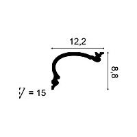 C341 ORAC Corniche Purotouch L200 x H8,8 x L12,2 cm ORAC DECOR 1 - Cimaise Tableau