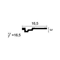 C353 ORAC Corniche Purotouch L200 x H3 x L16,5 cm ORAC DECOR 2 - Cimaise Tableau