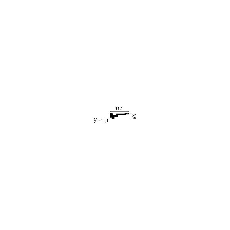 C355 ORAC Corniche Purotouch L200 x H3,5 x L11,1 cm ORAC DECOR 1 - Cimaise Tableau 