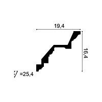 C422 ORAC Corniche Purotouch L200 x H16.4 x L19.4 cm ORAC DECOR 2 - Cimaise Tableau 