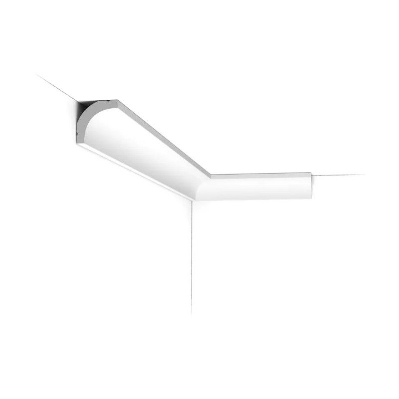 CB520N ORAC Durofoam-Gesims, nicht grundiert, L200 x H3,5 x B3,5 cm ORAC DECOR 1 - Cimaise Tableau 