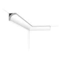 CB520N ORAC Durofoam-Gesims, nicht grundiert, L200 x H3,5 x B3,5 cm ORAC DECOR 1 - Cimaise Tableau 