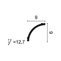 CB524N ORAC Cornice non-primer Durofoam L200 x H9 x L9 cm ORAC DECOR 2 - Cornice per Quadri