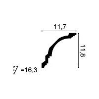 CX106F ORAC Corniche flexible Durofoam L200 x H11,8 x L11,7 cm ORAC DECOR 2 - Cimaise Tableau