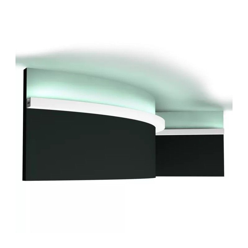 CX190F ORAC Cornice flessibile Durofoam L200 x H2 x L3 cm ORAC DECOR 5 - Cimasa per Quadri