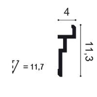 CX196 ORAC Cornice Durofoam L200 x H4 x L11,3 cm ORAC DECOR 2 - Cimasa Quadro