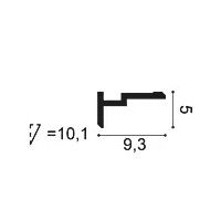 CX197 ORAC Durofoam Gesims L200 x H5 x B9,3 cm ORAC DECOR 7 - Cimaise Tableau 