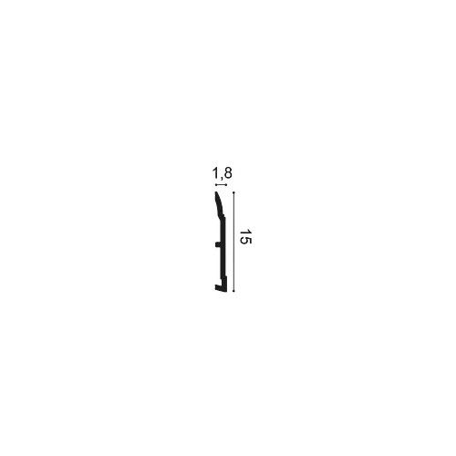 SX104 ORAC Plinth Duropolymer L200 x H14.8 x L1,7 cm ORAC DECOR 2 - Cimaise Tableau