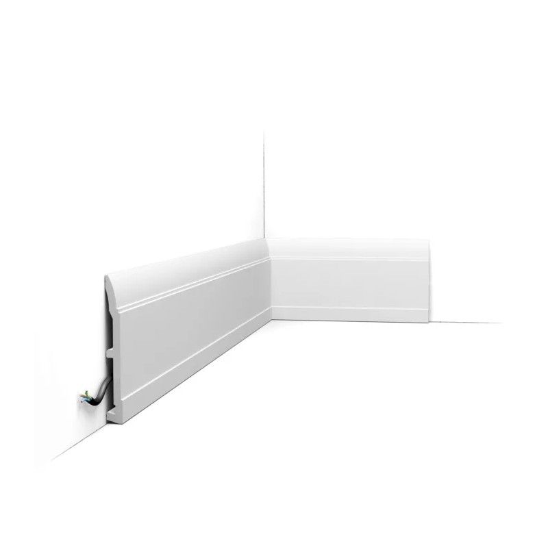 SX104 ORAC Battiscopa Duropolymer L200 x H14,8 x P1,7 cm ORAC DECOR 1 - Cimaise Tableau 