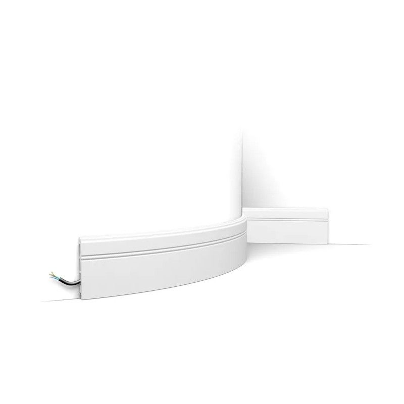 SX105F ORAC Battiscopa flessibile Flex L200 x H11 x L1,3 cm ORAC DECOR 1 - Cimaise Tableau 