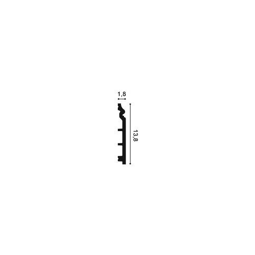 SX118F ORAC Flexibler Sockel Flex L200 x H13.8 x L1,8 cm ORAC DECOR 2 - Cimaise Tableau
