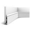 SX118-RAL9003 ORAC Plinthe Duropolymer L200 x H13,8 x L1,8 cm ORAC DECOR 4 - Cimaise Tableau 