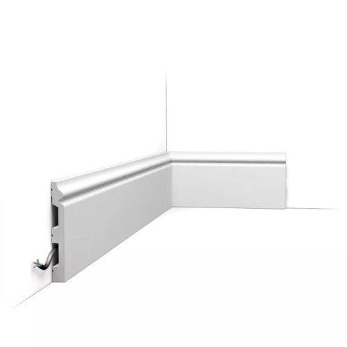 SX118-RAL9003 ORAC Plinth Duropolymer L200 x H13.8 x L1,8 cm ORAC DECOR 1 - Cimaise Tableau