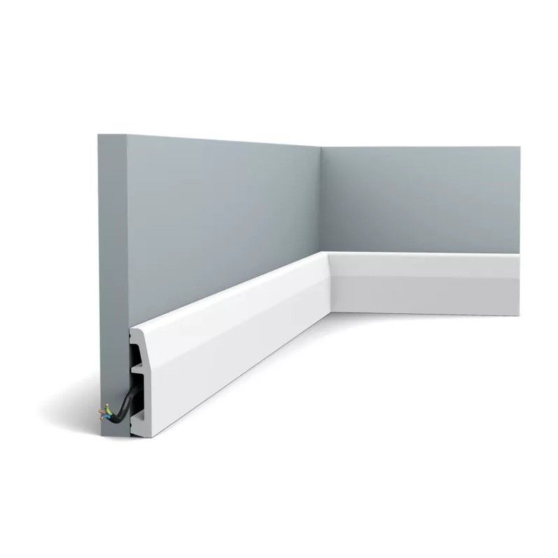 SX125 ORAC Plinthe Duropolymer L200 x H6,9 x L1,4 cm ORAC DECOR 3 - Cimaise Tableau 
