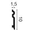 SX137 ORAC Plinthe Duropolymer L200 x H9,9 x L1,5 cm ORAC DECOR 2 - Cimaise Tableau 