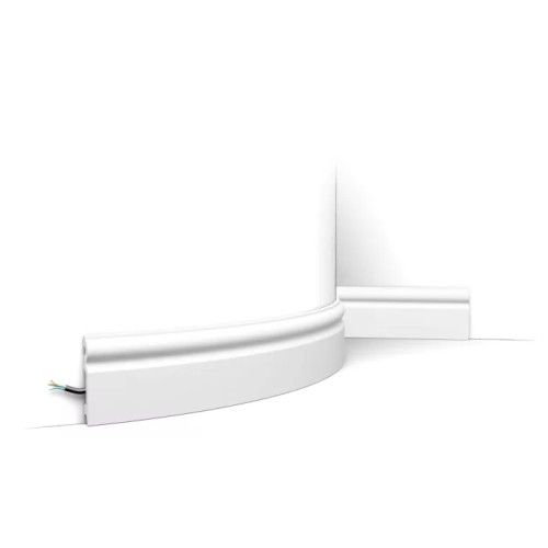 SX137F ORAC Battiscopa flessibile Flex L200 x H9,9 x L1,5 cm ORAC DECOR 1 - Cornice per quadri