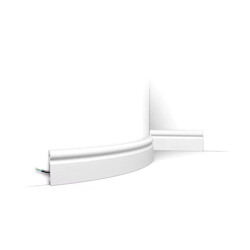 SX137F ORAC Battiscopa flessibile Flex L200 x H9,9 x L1,5 cm ORAC DECOR 1 - Cornice per quadri