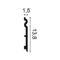 SX138F ORAC Plinto flexible Flexible L200 x H13.8 x L1.5 cm ORAC DECOR 2 - Cimaise Tableau