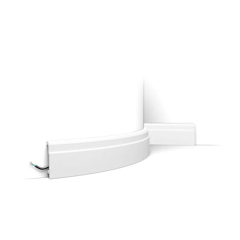 SX155F ORAC Battiscopa flessibile Flex L200 x H10,8 x L2,5 cm ORAC DECOR 1 - Cimaise Tableau 