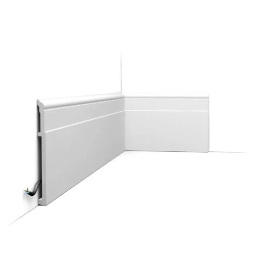 Zócalo de duropolímero ORAC SX156 L200 x H20,2 x W1,6 cm ORAC DECOR 1 - Cimaise Tableau