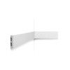 SX157 ORAC Battiscopa in Duropolymer L200 x H6,6 x L1,3 cm ORAC DECOR 4 - Cimaise Tableau 