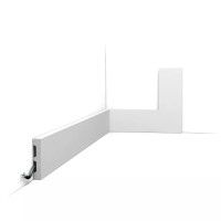 Zócalo de duropolímero ORAC SX157 L200 x H6,6 x W1,3 cm ORAC DECOR 1 - Cimaise Tableau 