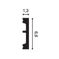 SX157F ORAC Plinth Flex L200 x H6.6 x L1.3 cm ORAC DECOR 2 - Cimaise Tableau 