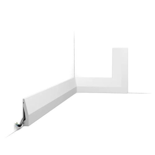 SX159 ORAC Battiscopa Duropolymer L200 x H6 x L1,2 cm ORAC DECOR 1 - Cornice per Quadri