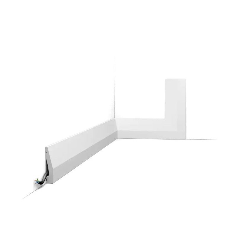 SX159 ORAC Battiscopa Duropolymer L200 x H6 x L1,2 cm ORAC DECOR 1 - Cornice per Quadri