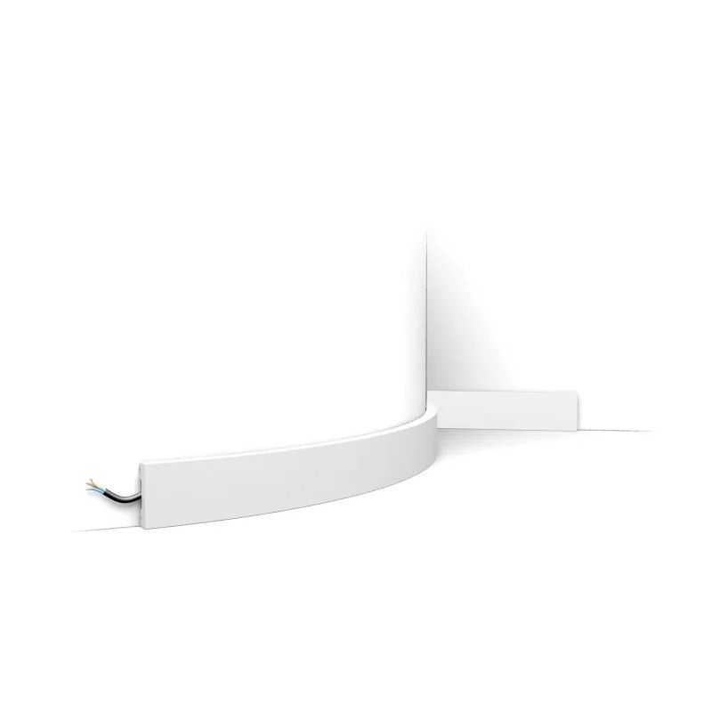 SX162F ORAC Battiscopa flessibile Flex L200 x H4 x L1 cm ORAC DECOR 1 - Cimaise Tableau 