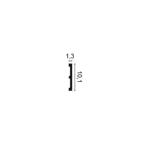 SX163 ORAC Plinthe Duropolymer L200 x H10,1 x L1,3 cm ORAC DECOR 2 - Cimaise Tableau