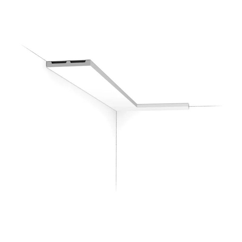 SX163 ORAC Battiscopa Duropolymer L200 x H10,1 x L1,3 cm ORAC DECOR 4 - Cornice per Quadri