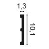 SX163F ORAC Plinth Flexible Flexible L200 x H10.1 x L1,3 cm ORAC DECOR 2 - Cimaise Tableau 