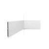 SX168 ORAC Plinthe Duropolymer L200 x H15,1 x L1,4 cm ORAC DECOR 3 - Cimaise Tableau 