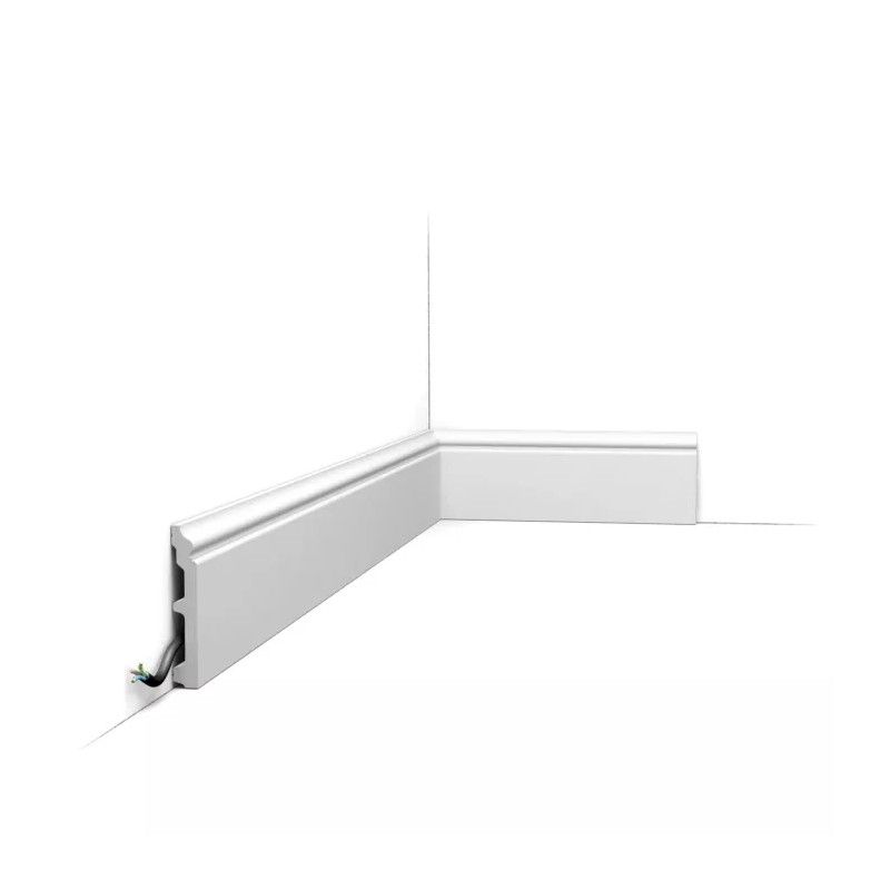 SX173-RAL9003 ORAC Plinthe Duropolymer L200 x H10 x L1,6 cm ORAC DECOR 1 - Cimaise Tableau