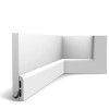 SX183-RAL9003 ORAC Plinth RAL9003 Duropolymer L200 x H7.5 x L1.3 cm ORAC DECOR 4 - Cimaise Tableau 