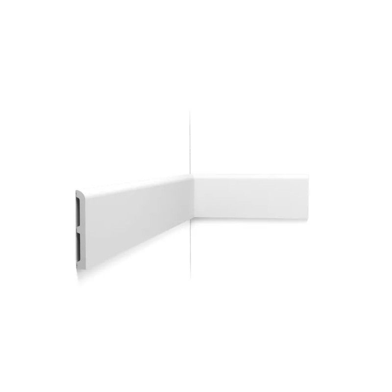 SX184 ORAC Battiscopa in Duropolymer L200 x H11 x L1,3 cm ORAC DECOR 4 - Cimaise Tableau 