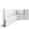 SX184-RAL9003 ORAC Plinth RAL9003 Duropolymer L200 x H11 x L1,3 cm ORAC DECOR 3 - Cimaise Tableau 