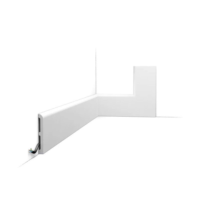 SX184-RAL9003 ORAC Plinth RAL9003 Duropolymer L200 x H11 x L1,3 cm ORAC DECOR 1 - Cimaise Tableau 