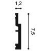 SX187F ORAC Plinthe flexible Flex L200 x H7,5 x L1,2 cm ORAC DECOR 2 - Cimaise Tableau 